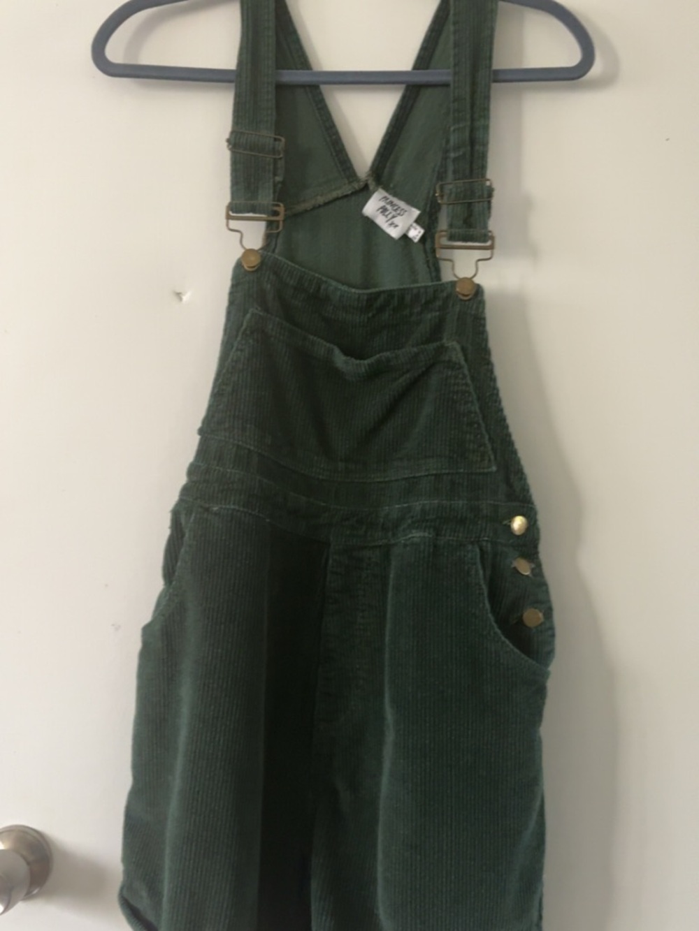 Princess Polly Dark Green Corduroy Women’s Overalls